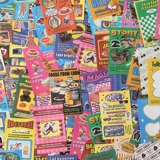 Infeelme Glass Sunny Korean Magazine Style Retro Hand Account Collage может разорвать учетную запись рук и подписать без липкости