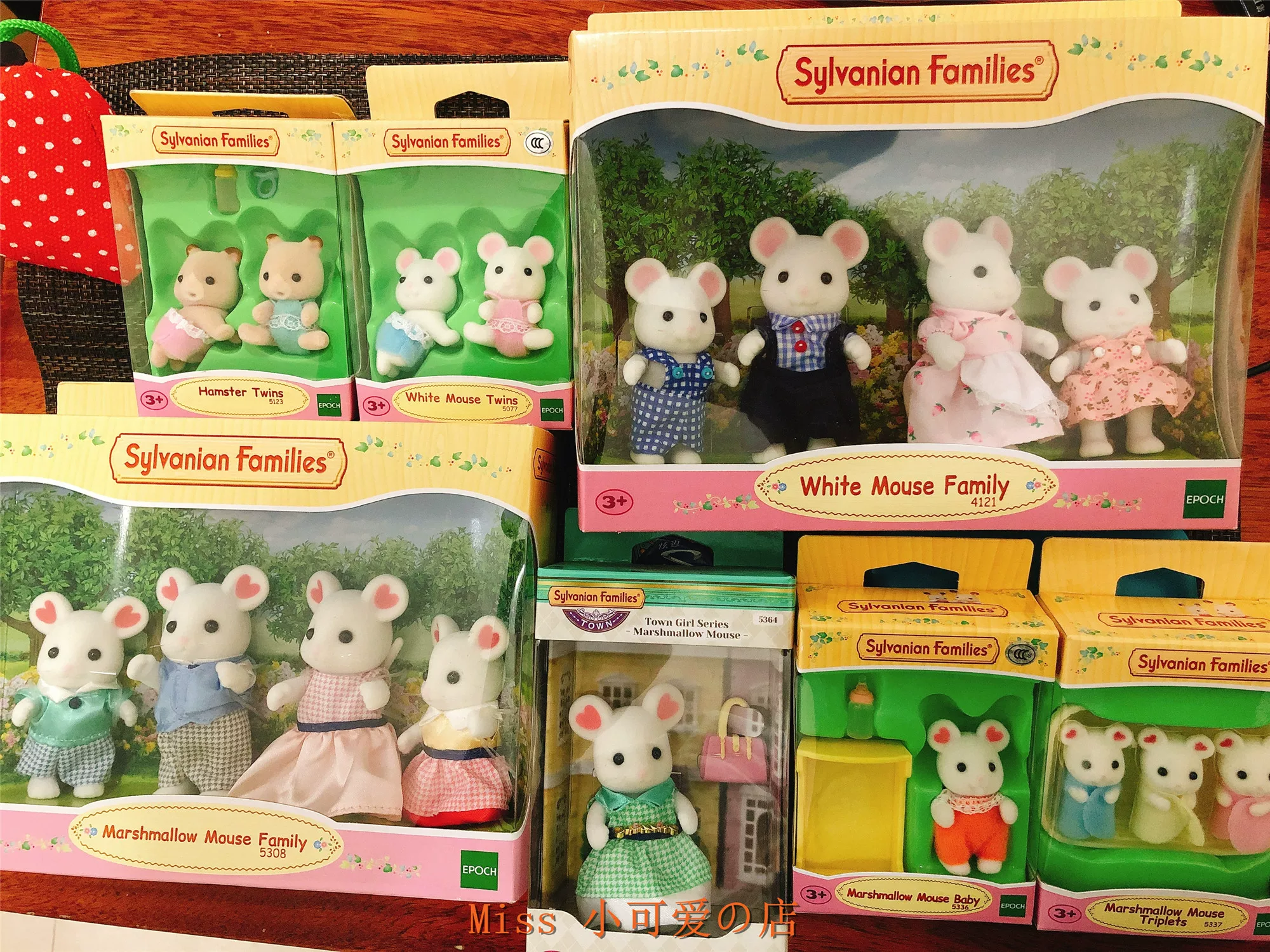 Новый магазин на год Крысы Sylvanian Families Маршмэллоу Крыса Белая Крыса Хомячок