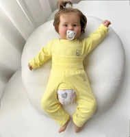 Желтый детский хлопковый комплект