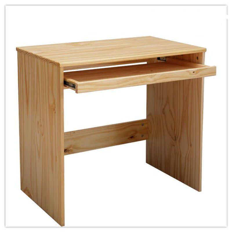 Solid wood computer desk solid wood desk small desk with keyboard Fashion Simple Desktop Home