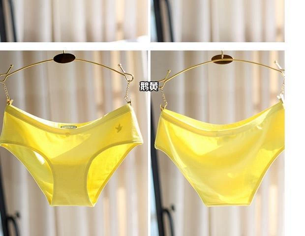 Châu Âu và Mỹ Châu Âu birdie AE nút cotton sexy phụ nữ đồ lót màu rắn thoải mái đồ lót kích thước lớn quần lót cô gái - Giống cái