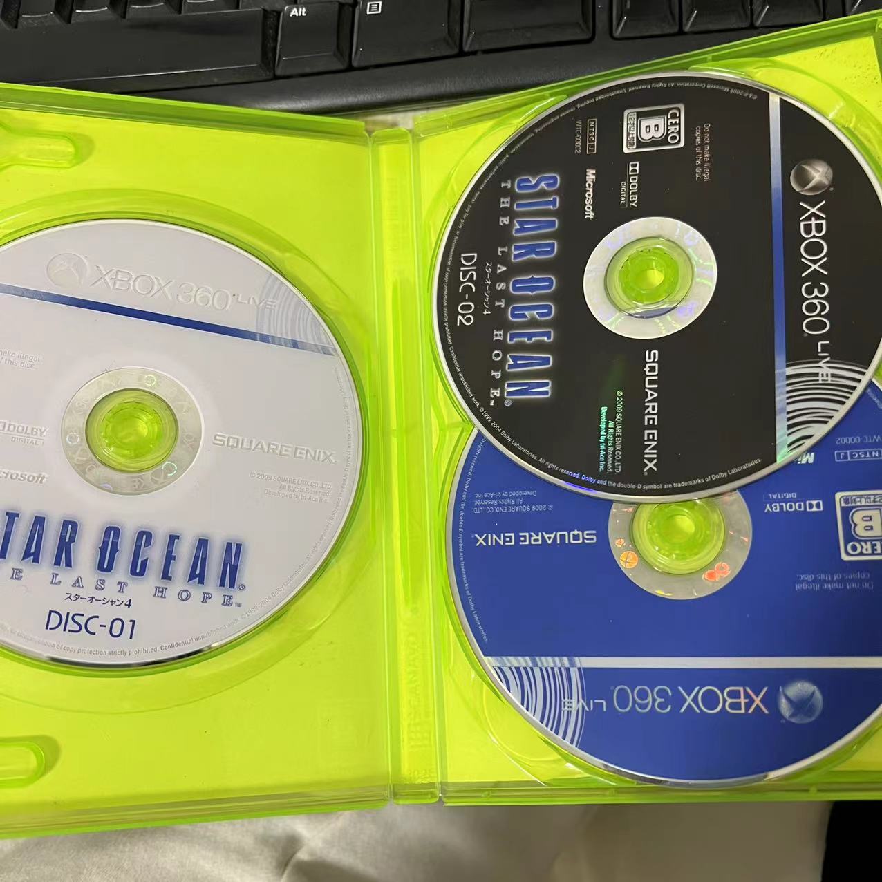 Originally installed XBOX360 game CDs StarSea Legend Star's Ocean Asian Host to play Japanese XBXONE-Taobao