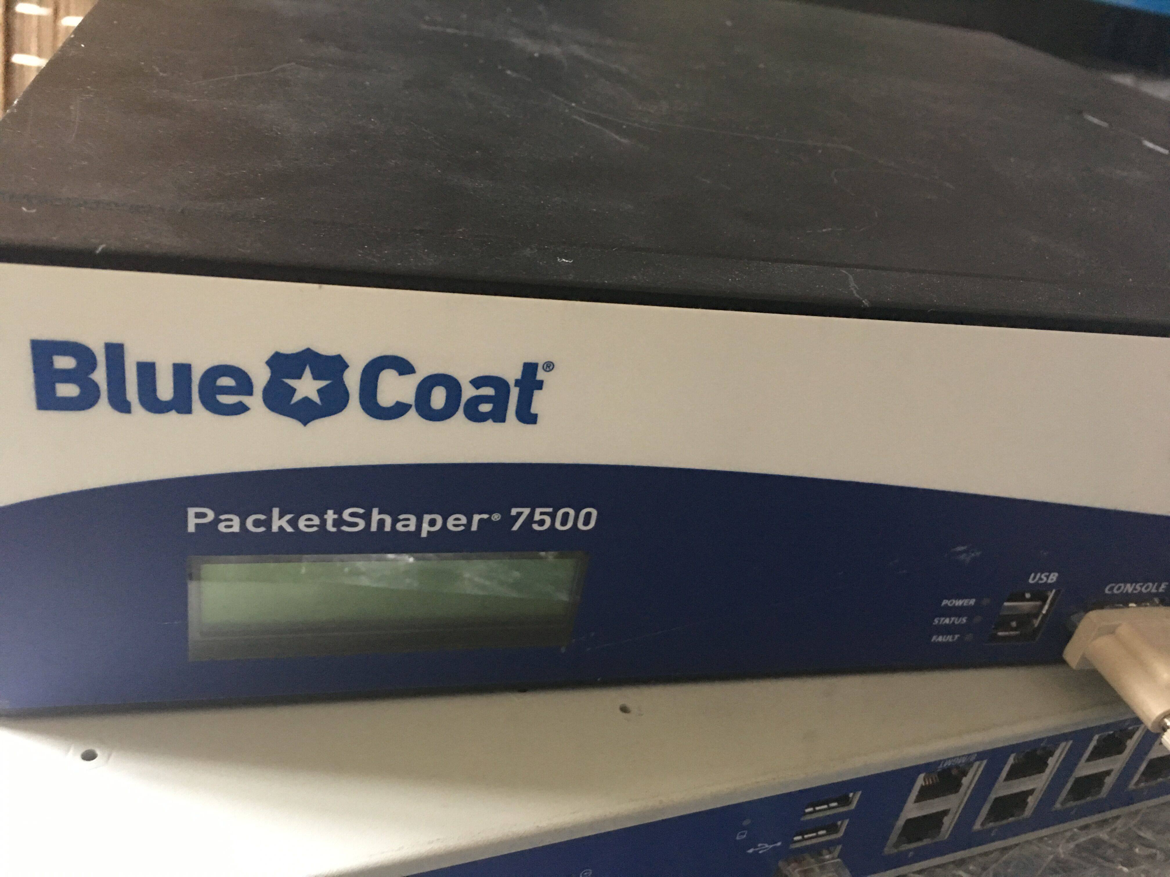 Adapted BLUE COAT 7500 100M PS7500-L045M PacketShaper BLUECOAT