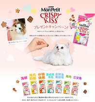 Favorite Favorite Japanese imported cat snack Monpetit Cat Kiss Tooth cleaning Tooth cleaning biscuit Tuna Turkey