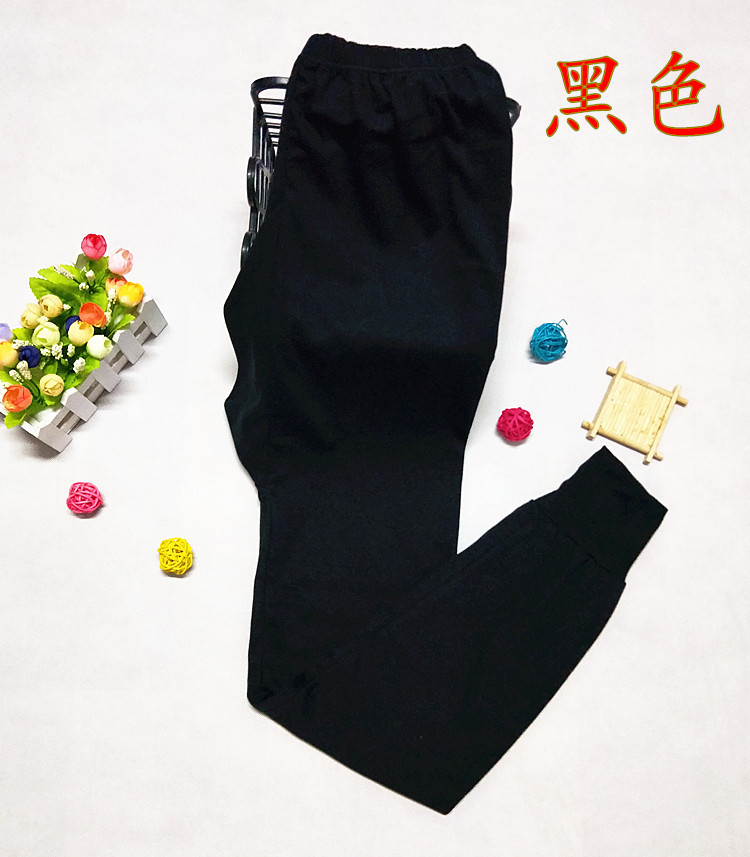2 miếng kẹo màu mới Phụ nữ cotton mùa thu quần cotton quần cotton xà cạp Quần ấm quần giữ nhiệt nữ