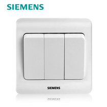 Siemens switch socket Siemens switch panel Vision Series elegant white three-open single control switch panel