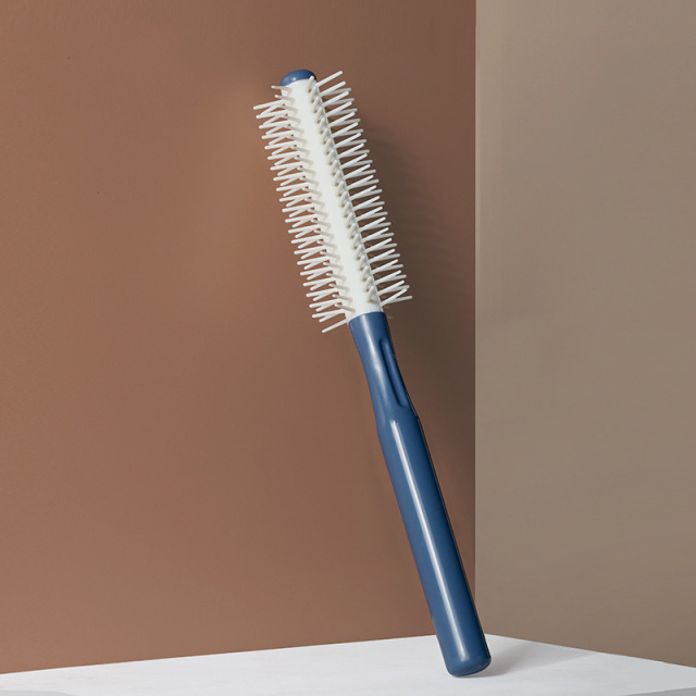 Curly Hair Comb Roll Comb Beauty Hair Inner Button Home Hairdresser Blow Molding Hair Salon Professional Cylinder Roll Comb dedicated to men and women