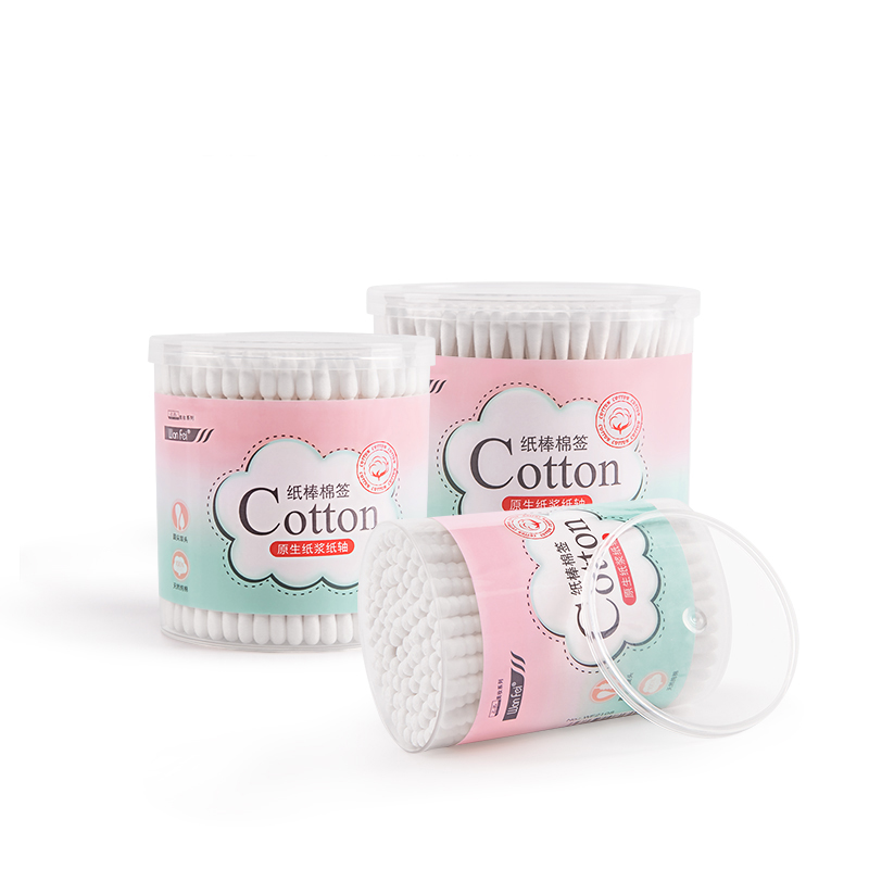 Double head cotton stick Ear Makeup Remover Makeup Remover Makeup Sterile Disinfection Home Cotton Stick Wood Stick Disposable Pointed Cotton Stick