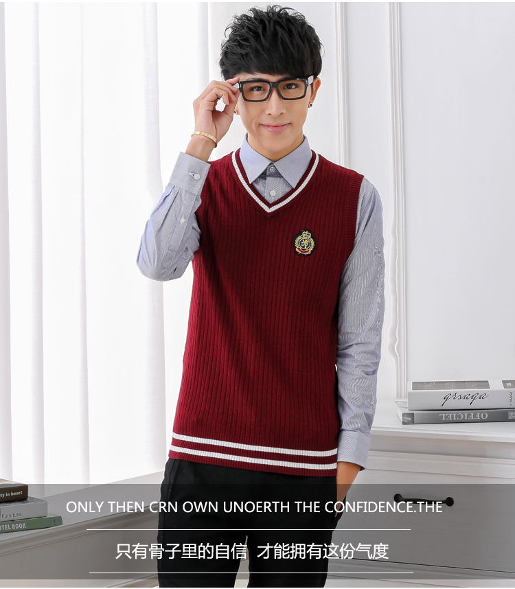 Débardeur homme Woolen gilet pour automne - Ref 1583116 Image 37