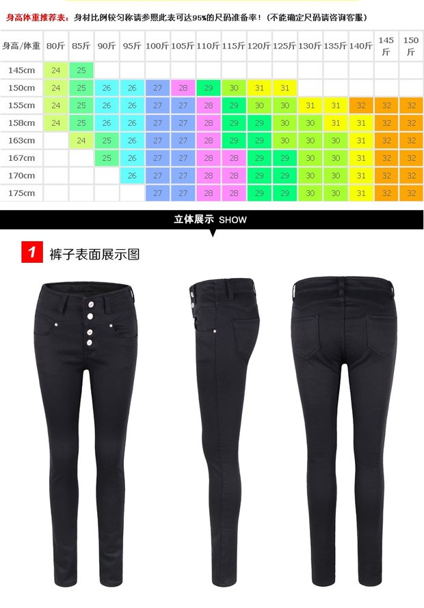 Thu đông mới quần jeans trắng nữ phiên bản Hàn Quốc của quần lọt khe lưng cao quần dài Slim co chân nhỏ bút chì quần shop quần áo nữ
