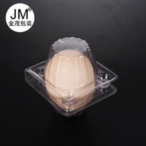 1 medium thickened egg tray box packaging box Egg transparent box independent plastic box factory direct sales