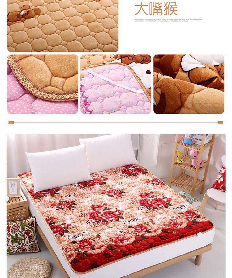sinh viên lười biếng tatami nệm gấp nệm ngủ 1m tăng 1.2m1.5 1,8 tầng cứng Mega dày - Nệm nệm hơi nước