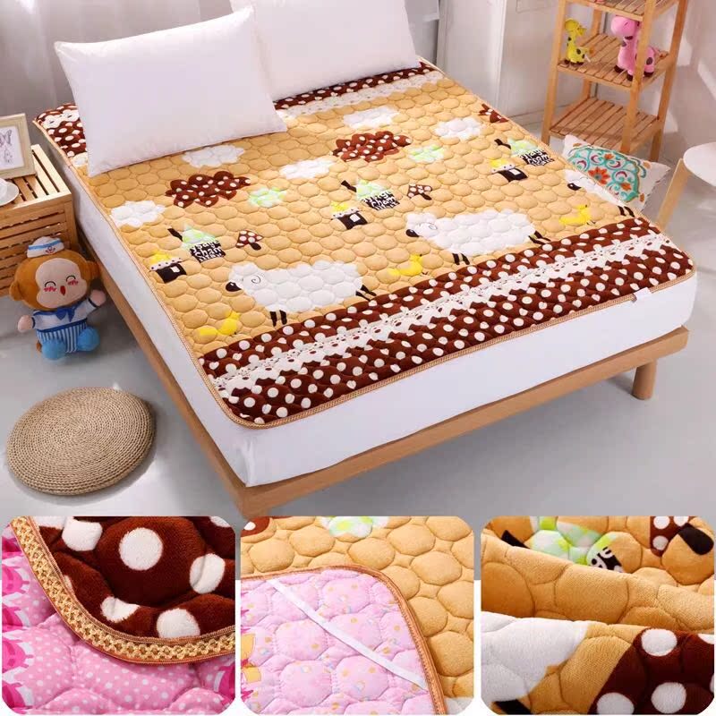 sinh viên lười biếng tatami nệm gấp nệm ngủ 1m tăng 1.2m1.5 1,8 tầng cứng Mega dày - Nệm nệm hơi nước