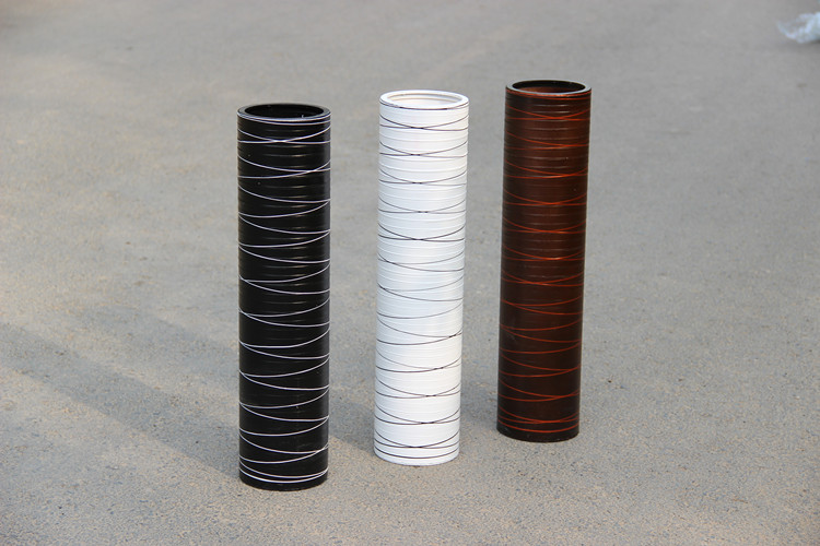 Phòng khách trang trí sàn bình hoa mô phỏng hoa khô cắm hoa nhựa tròn cao ống hoa chậu sứ giả hoa - Vase / Bồn hoa & Kệ chậu treo ban công