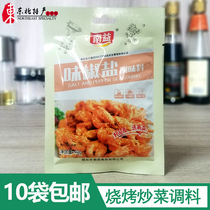10 bags of South Taste Peppers Salt 40g Barbecue Seasoning Roast iron plate Boiling Soup Stir-fried Vegetable Spice Cooking Zoco