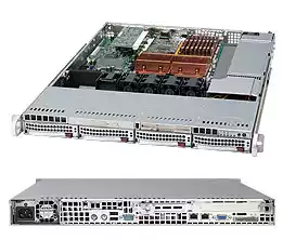 Supermicro CSE-815TQ-560B 1U server main case 4 disk bit 560W New