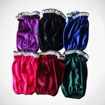 Sleeve jacket woman short office housework cuddly autumn winter gold velvet anti-fouling student sleeveless sleeve head child cuff