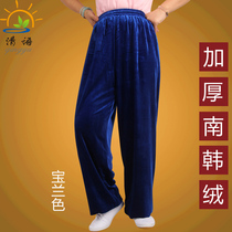 Blemish Tai Chi Pants Practice Pants Modale Summer Full Cotton Loose Middle Aged Martial Arts Pants Autumn Winter Tai Chi Clothing Spring