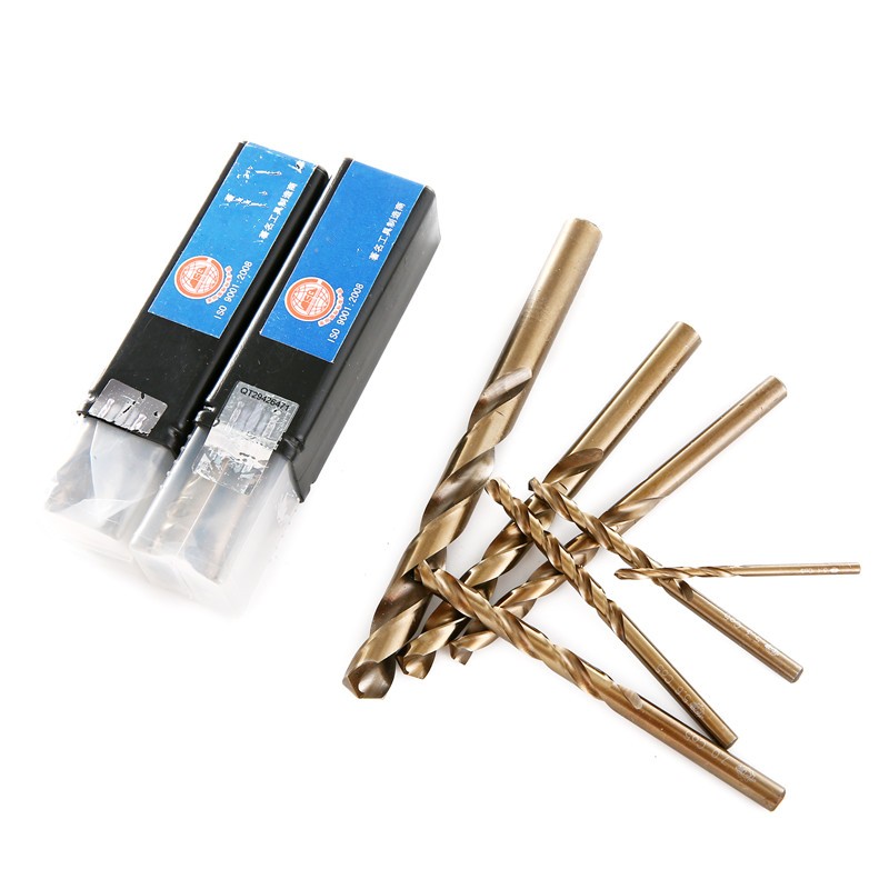 Jiangsu tools super hard M35 stainless steel special containing cobalt high cobalt straight handle twist drill bit 1.0-14mm