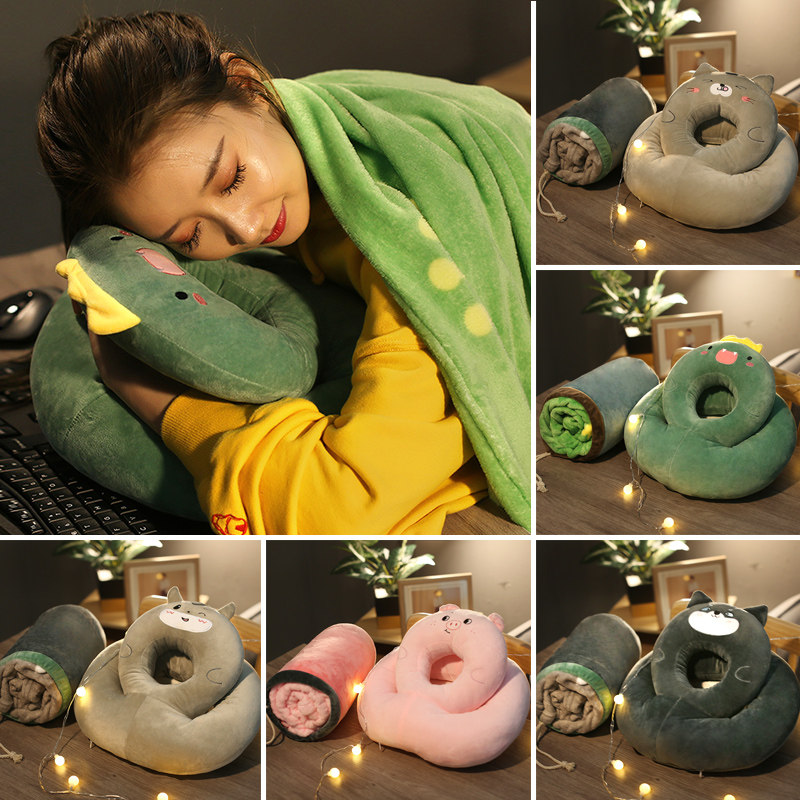 Office memory cotton small pillow student sleep pillow lunch break artifact summer nap blanket sleeping special pillow