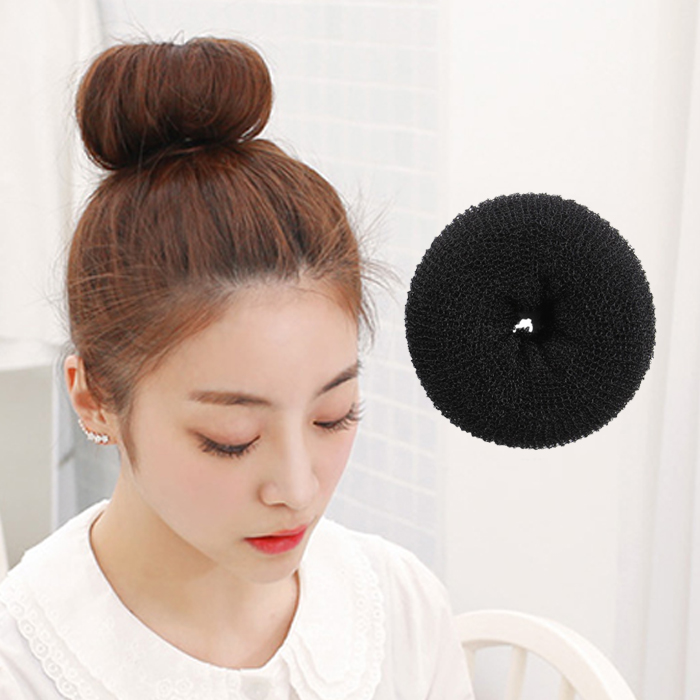 Hàn quốc phụ kiện tóc donut tóc lười biếng bóng đầu fluffy hoa khoai môn con trumpet đầu hoa bện tạo tác