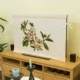 Multi-kích thước TV LCD bụi bìa treo nắp bảo vệ nông thôn vải thêu vải che 55 inch TV - Bảo vệ bụi áo quạt điều hòa