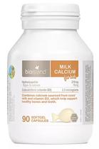Hong Kong Australian bioisland baby growth VD milk calcium soft capsules 90 capsules