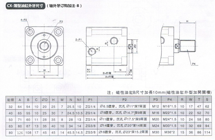 Trọng tải lớn ISD JOB xi lanh thủy lực mỏng hạng nặng vuông đứng CX-SD80X10-20-30-40-50 thông số xi lanh thủy lực xilanh thủy lực 50 tấn