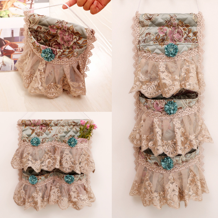 Cashier bag Hanging bag Wall hanging fabric Suspended Collection Bag mobile phone Hanging bag Bag Socks Wardrobe containing hanging bag