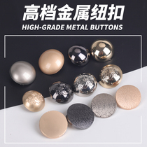 Metal Buttons Joker Woolen Large Womens Jacket Sweater Cashmere Coat Button Mens Trench Coat Dress Button