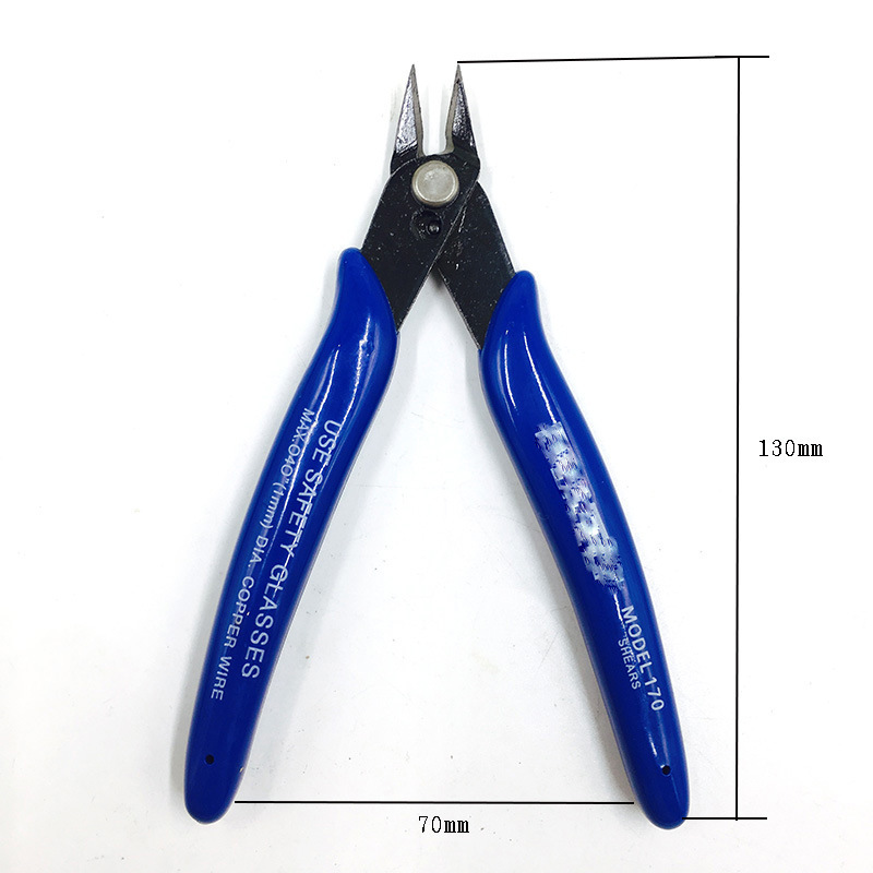 5-inch diagonal fitter model cut cotton core rivet DIY kerosene lighter maintenance tool scissors repair edge sharp mouth pliers