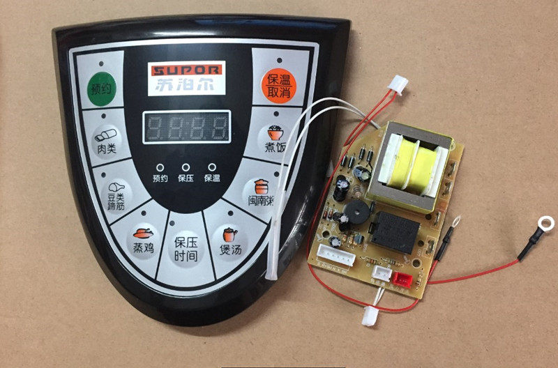 Good quality hemisphere red double happiness electronic pressure cooker universal control board motherboard repair pressure cooker motherboard circuit board