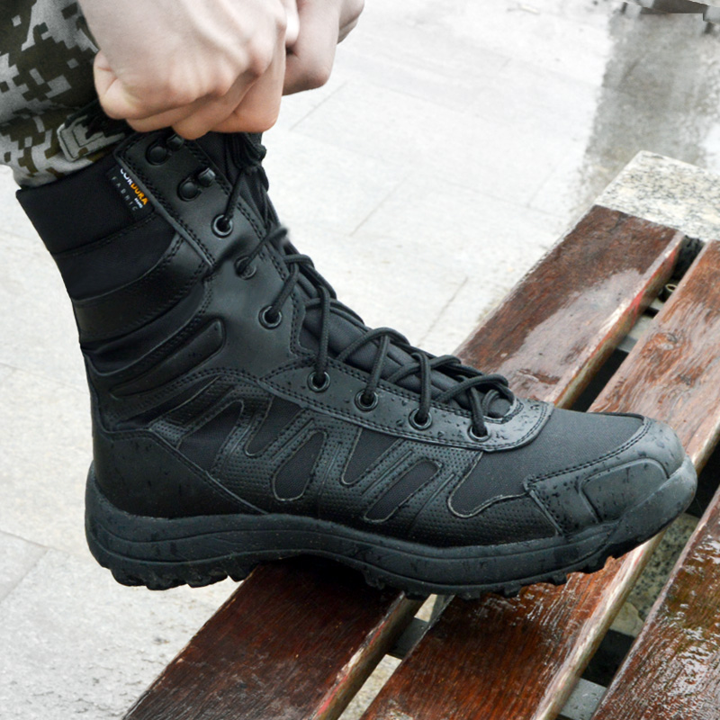 Summer cqb lightweight combat training boots hiking shoes men's breathable outdoor waterproof 511 hiking shoes high tactical boots