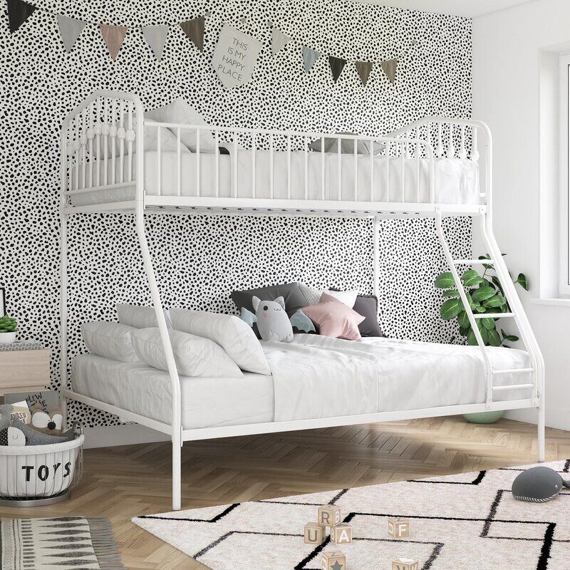 Upper Bunk Bed Twin Beds Mother-son Bed Iron Bed Small Family Type 1 m 8 Children Bed Low Bunk Beds Two Floors High Rack Bed-Taobao