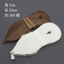 2 * 52cm paper strips 300 hand-made banknotes with bundles of paper slips Kraft paper bundle money strips tie banknote rope diy