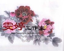 Meticulous painting White drawing painting flower and bird painting living room painting figure painting homework painting