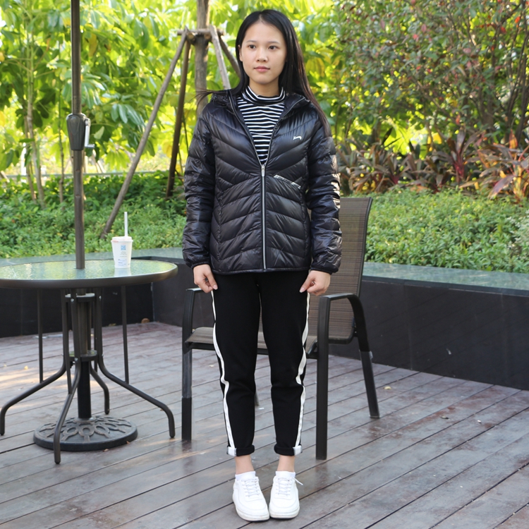 Quần áo nam đích thực của phụ nữ mùa đông mới mỏng mỏng giản dị áo khoác 2075299 2075298 - Thể thao xuống áo khoác áo phao dáng dài đẹp nhất