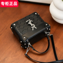 French (designer) IT BAG portable square box bag for women 2024 new box bag single shoulder crossbody bag pet