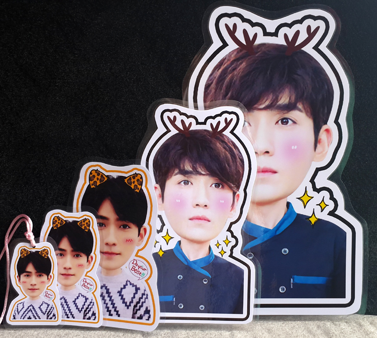Kim Ji Ni Xiao Zhan Wang Yibo Wang Linkai Qianxi concert surrounding big head hanging tag custom surrounding support