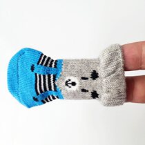 Pet dog dog socks Teddy border pastoral golden fur shoes large dog outdoor anti-scratch shoes socks thick warm snow boots