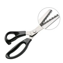 National 9-inch dog tooth scissors fabric lace scissors sample cloth cut flower scissors