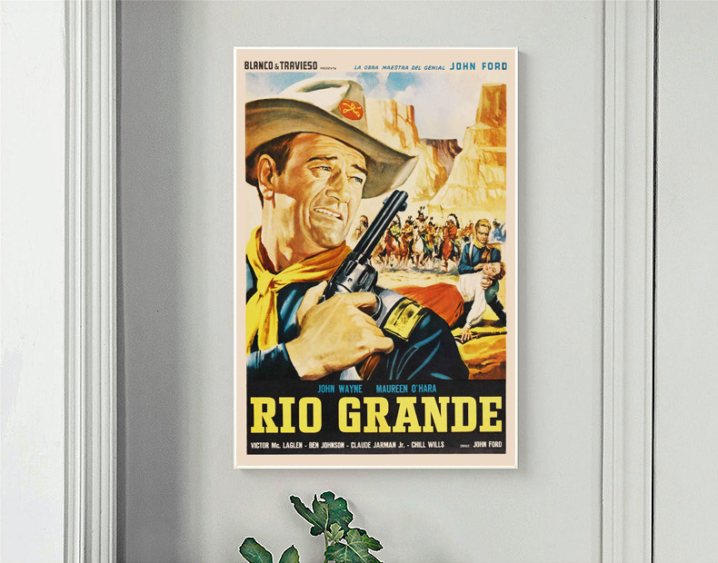 Frontier Cavalry One general will die forever 1950 John Ford John Wayne poster