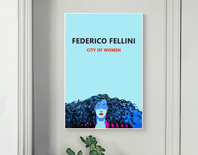 City of Women 1980 Fellini Poster