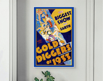 Poster 1933 Gold Rush Girl Lloyd Bacon