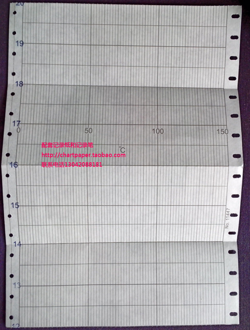CHINO recording paper EL05034 AL4000 kano 100mm temperature meter photocopy paper Grand wakano