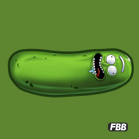 Rick And Morty Pickle Large Mousepad, Desk Mat (5mm, 90x35cm)