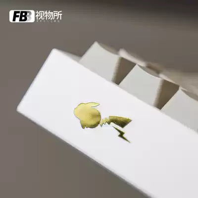 FBB Visual Studio Pikachu Metal Stickers Mechanical Keyboard Anime Cartoon Notebook Pokémon Pet Elf