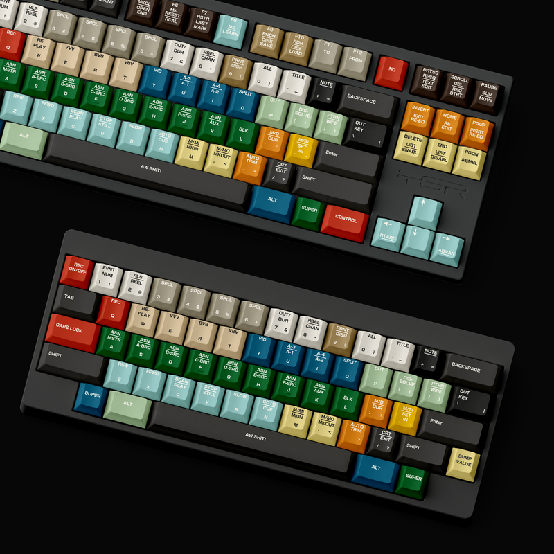 【New Product】Fbb Original Keycaps Retro Cmx 3500 Full Five-Sided Dye-Sublimation Pbt Customized Mechanical Keyboard