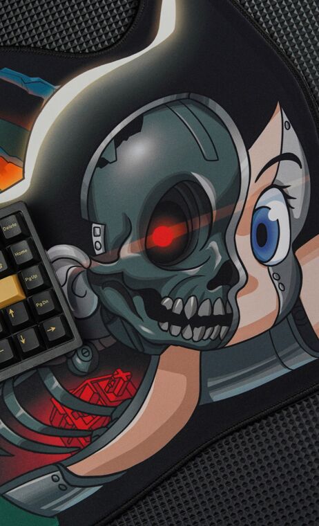 Astro Boy Large Gaming Mousepad, Desk Mat (4mm, 90x40cm) Phone Case
