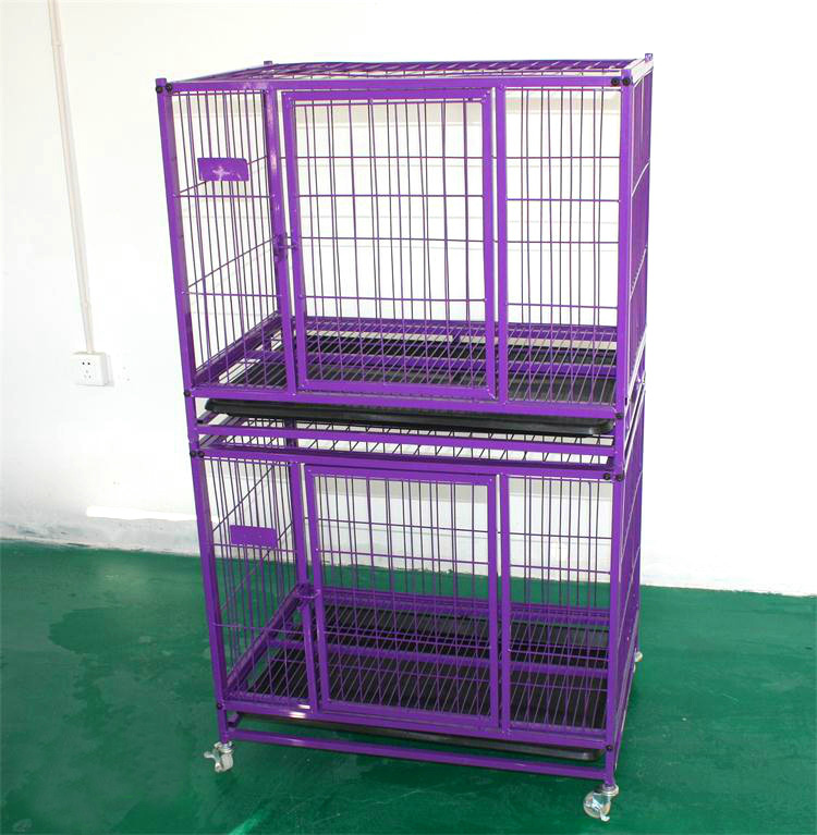 double decker dog crate